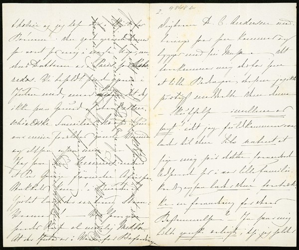 Brev til H.C. Andersen fra Mimi Holstein (08/12-1861)